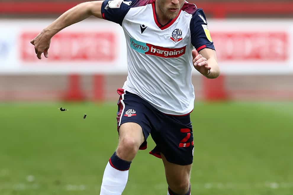 Bolton midfielder Lloyd Isgrove is working his way back to full fitness (Gareth Fuller/PA)