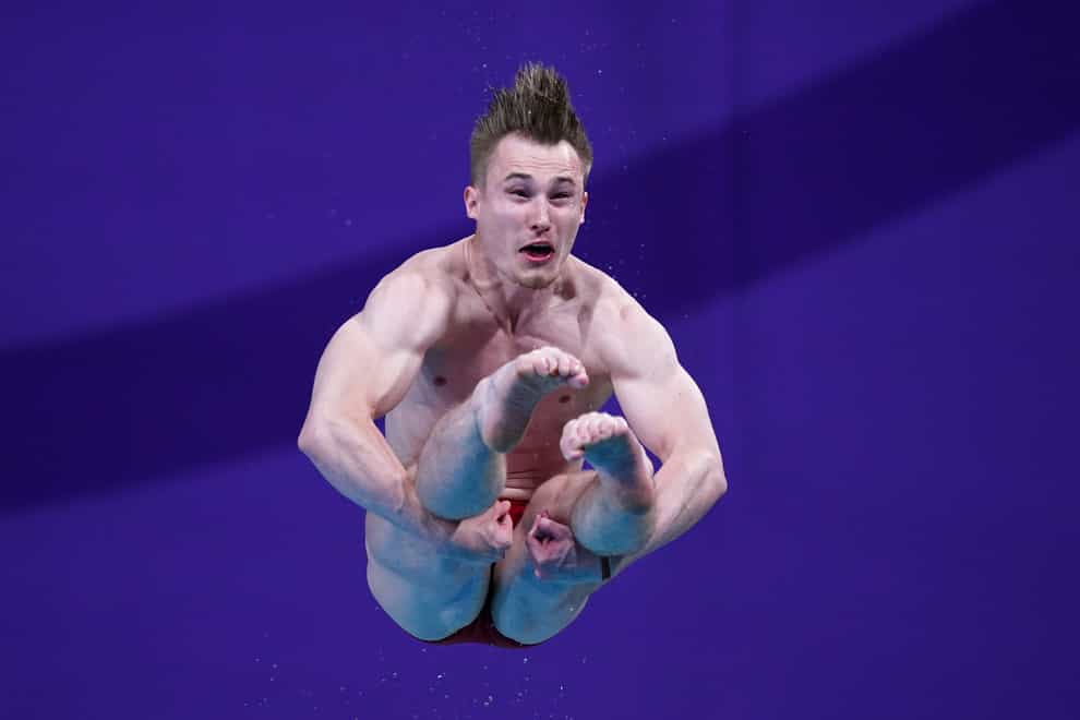 Jack Laugher secured his third successive Commonwealth one metre springboard gold medal (Mike Egerton/PA)