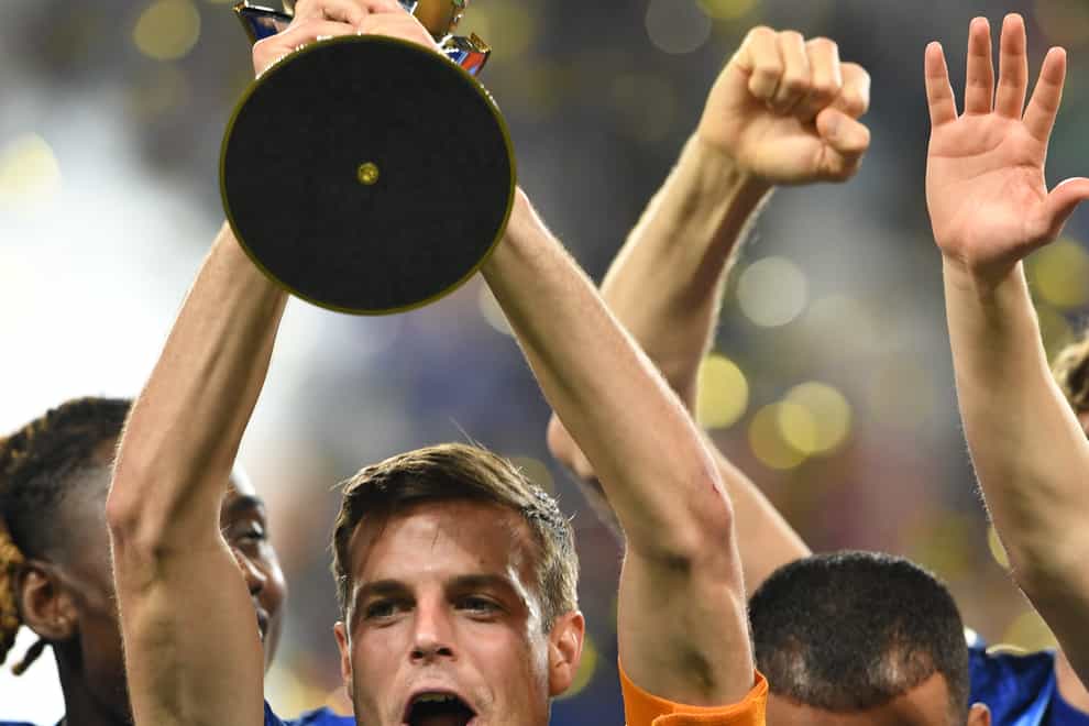 Cesar Azpilicueta, pictured, led Chelsea to the Club World Cup title in Abu Dhabi in 2022 (PA)