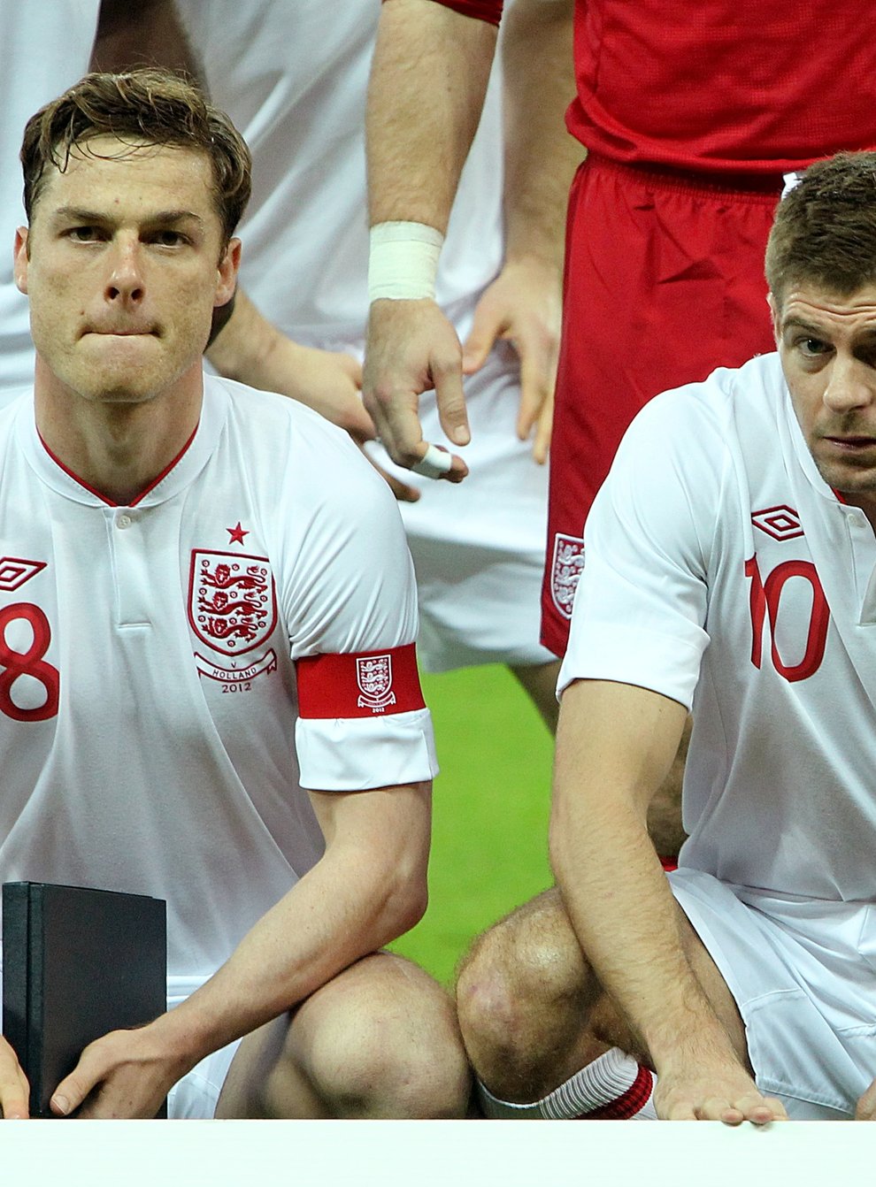 Scott Parker, left, and Steven Gerrard were England team-mates (Sean Dempsey/PA)