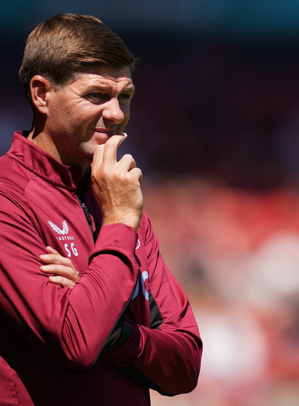 Steven Gerrard has targeted a top-half finish for Aston Villa this season (Nick Potts/PA)