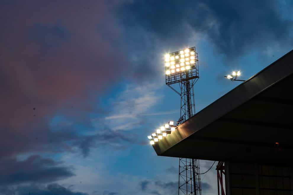 General view of floodlights (Bradley Collyer/PA)