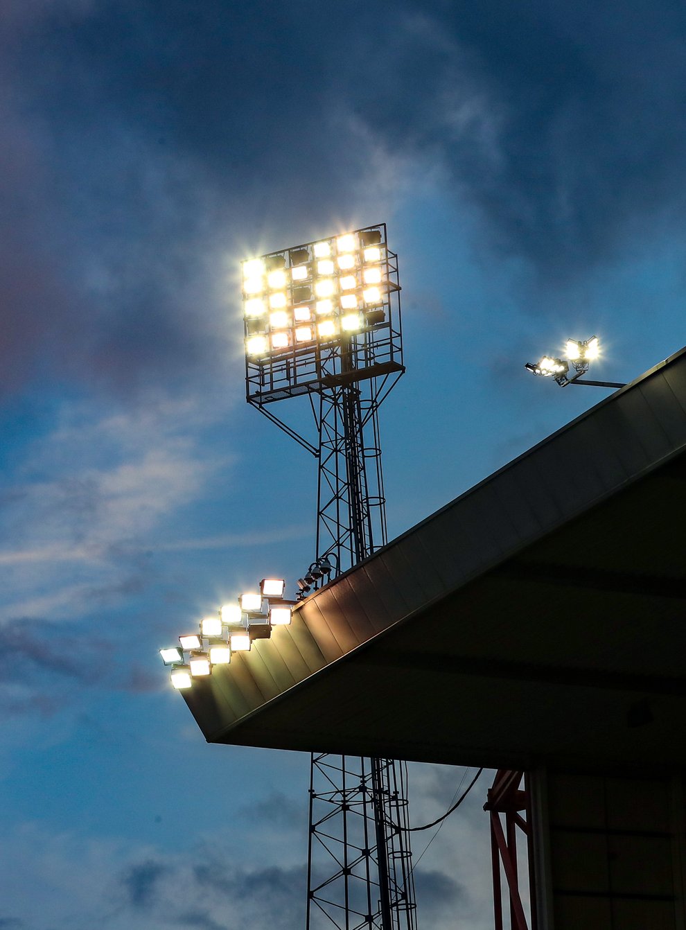 General view of floodlights (Bradley Collyer/PA)