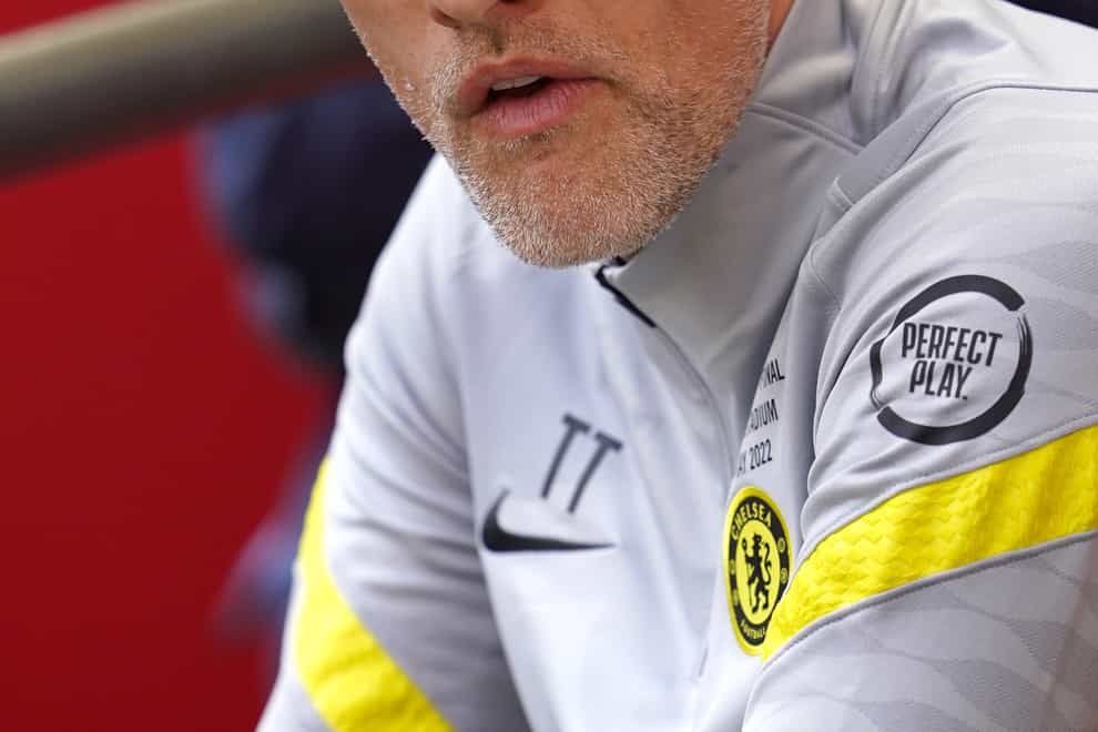 Thomas Tuchel, pictured, has joked about the curse of Chelsea’s number nine shirt (Nick Potts/PA)