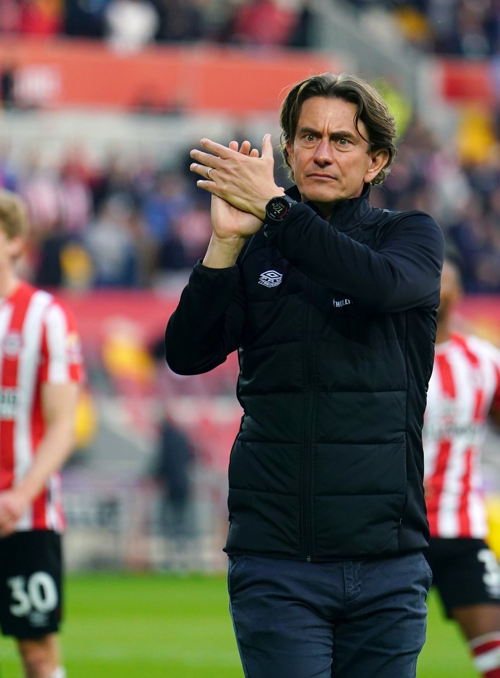 Thomas Frank will oversee Brentford’s second season in the Premier League (Adam Davy/PA)