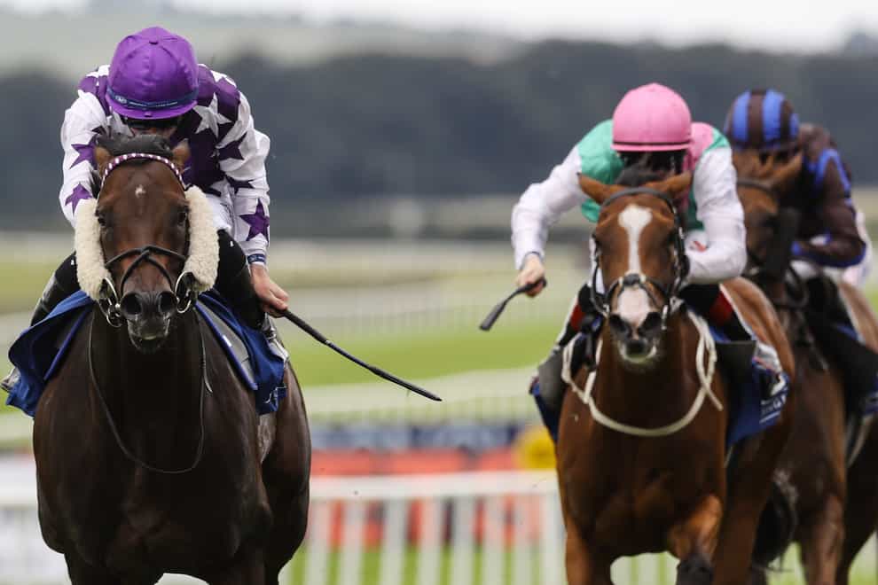 Rossa Ryan on Go Bears Go (left) wins the Rathasker Stud Phoenix Sprint Stakes at the Curragh Racecourse in County Kildare, Ireland. Picture date: Saturday August 6, 2022.