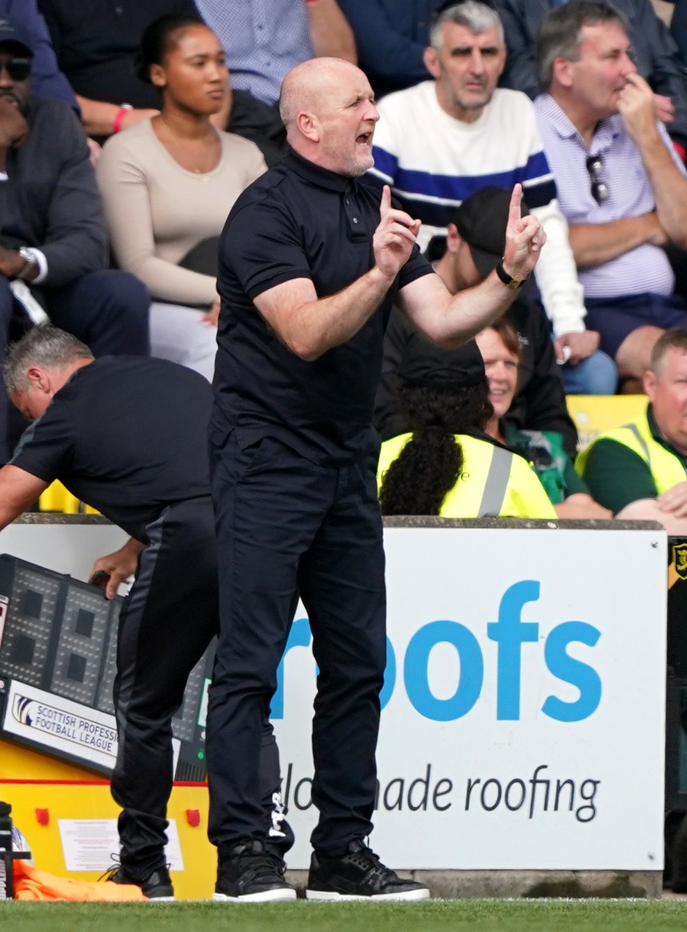 Livingston manager David Martindale enjoyed Dundee United’s performance (Andrew Milligan/PA)