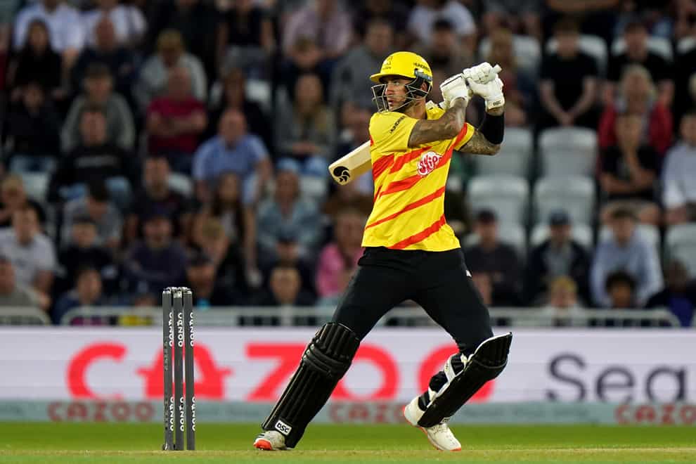 Alex Hales blasted Trent Rockets to victory (Tim Goode/PA)