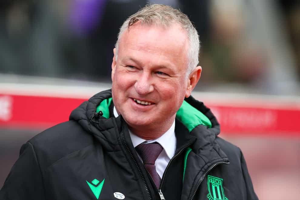 Michael O’Neill was pleased to see Stoke bounce back with a win (Barrington Coombs/PA)