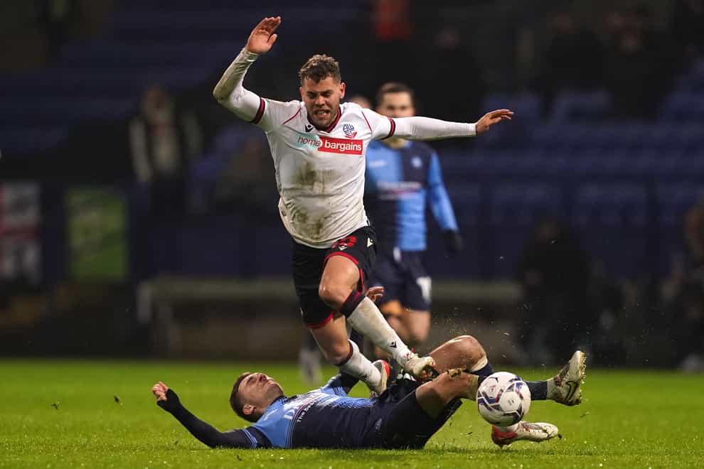 Dion Charles is an injury doubt for Bolton (Martin Rickett/PA)