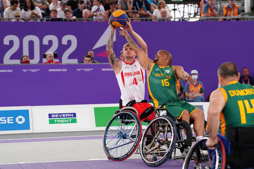 3×3 basketball and 3×3 wheelchair basketball made their Commonwealth Games debuts in Birmingham (Martin Rickett/PA)