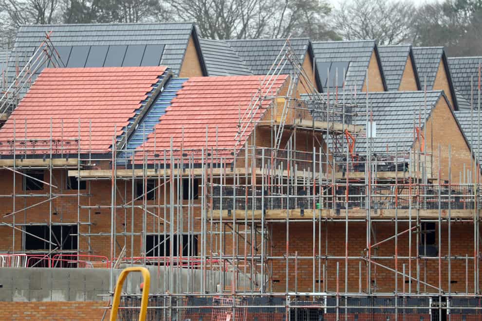 Housebuilding in the UK has made a solid return to pre-coronavirus pandemic levels, according to the NHBC (Andrew Matthews/PA)