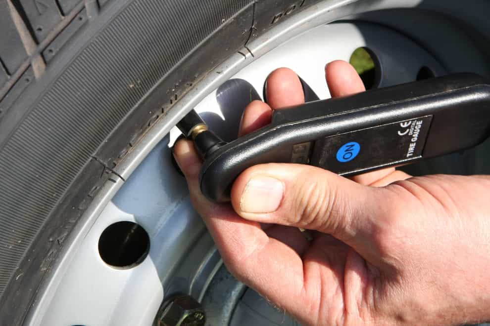Drivers are being urged to check their tyres before beginning journeys on ‘searing Saturday’ (John Henderson/Alamy/PA)