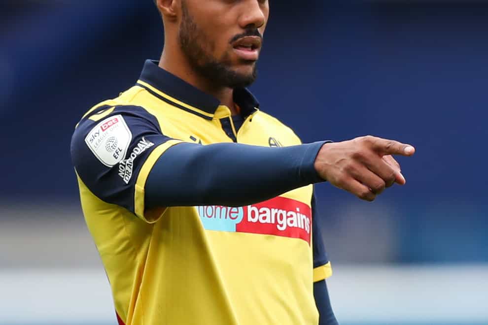 Elias Kachunga scored one and made another in Bolton’s 5-1 win over Salford (Isaac Parkin/PA)