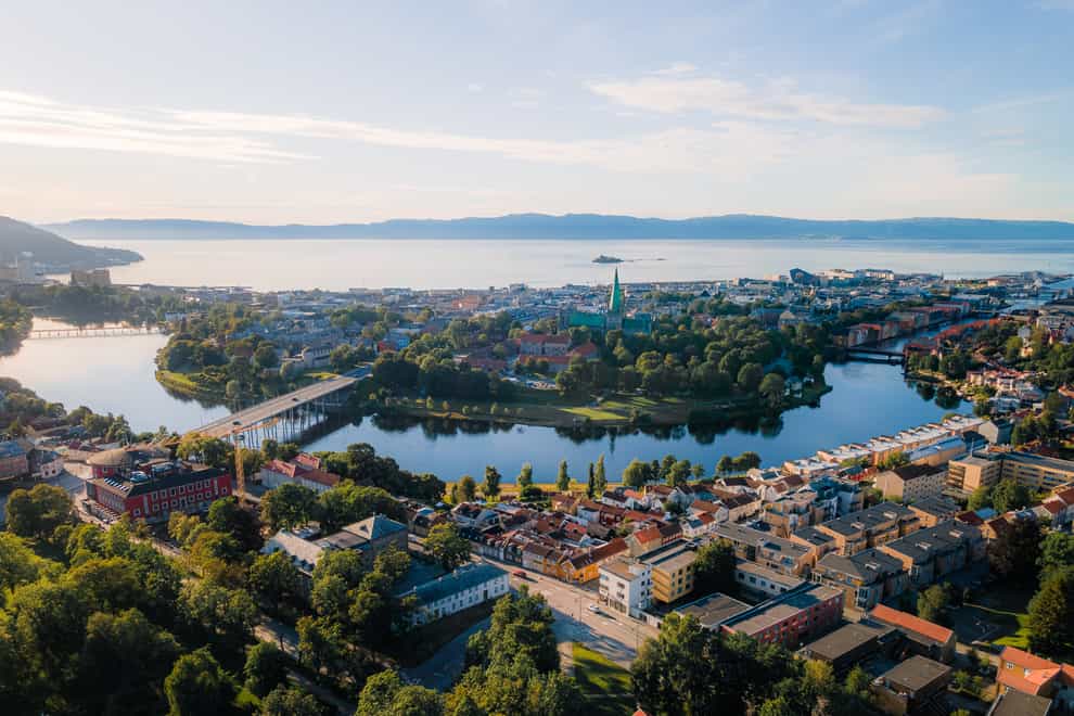 Trondheim, which sits on the fjord of the same name, is the capital of Trøndelag – the European Region of Gastronomy for 2022 (Mykola Ksenofontov/PA)