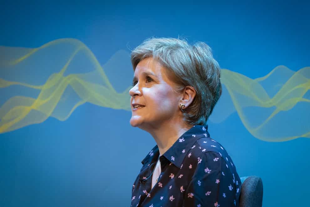 The First Minister spoke at the Edinburgh Fringe (Jane Barlow/PA)