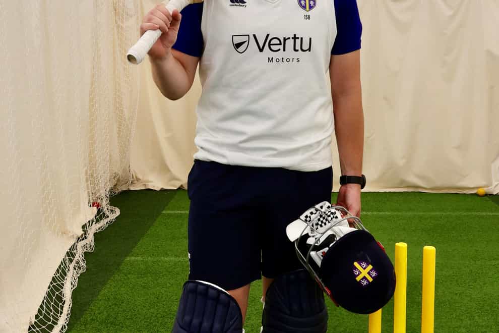 England’s Alex Lees in the nets at Durham (Handout/PA)