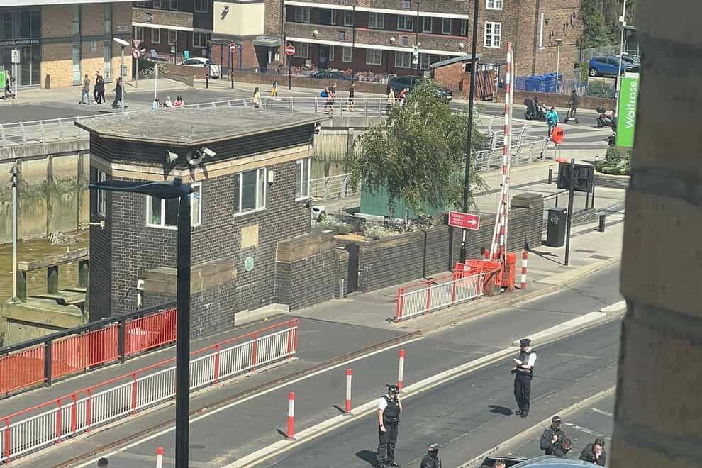 A man was shot by police in Creek Road, Greenwich, south-east London, after officers responded to reports of a man with a firearm (Christopher O.O/PA)