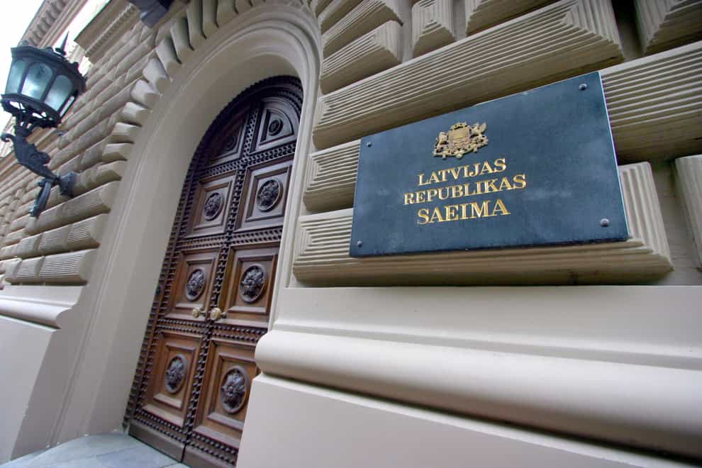 Latvia’s Parliament building in Riga (Alamy/PA)