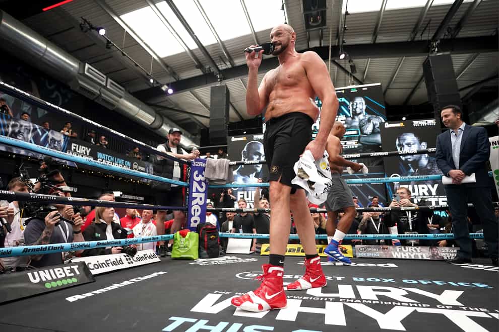 Tyson Fury has announced his retirement from boxing once again (Nick Potts/PA)