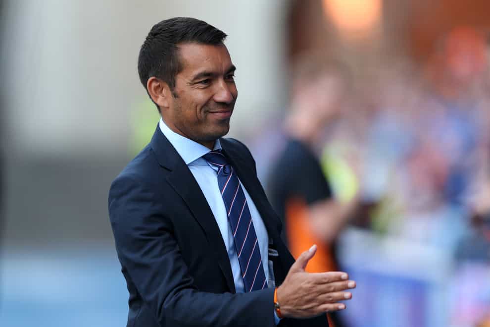 Rangers manager Giovanni van Bronckhorst was pleased with clinical Antonio Colak (Robert Perry/PA)