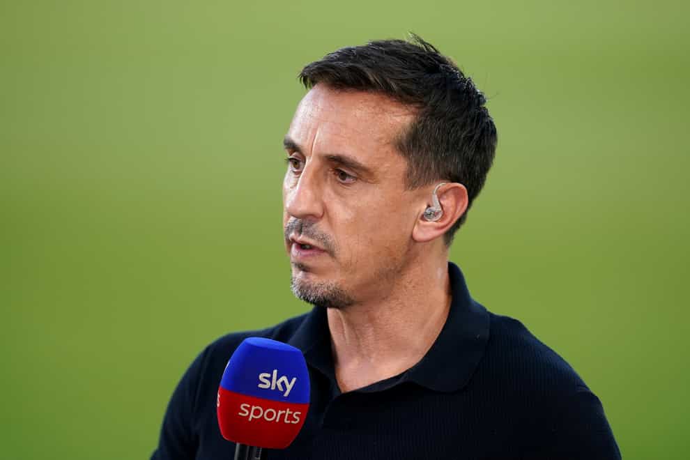 Former Manchester United defender Gary Neville described the cub’s 4-0 defeat at Brentford as “a new low” (John Walton/PA)
