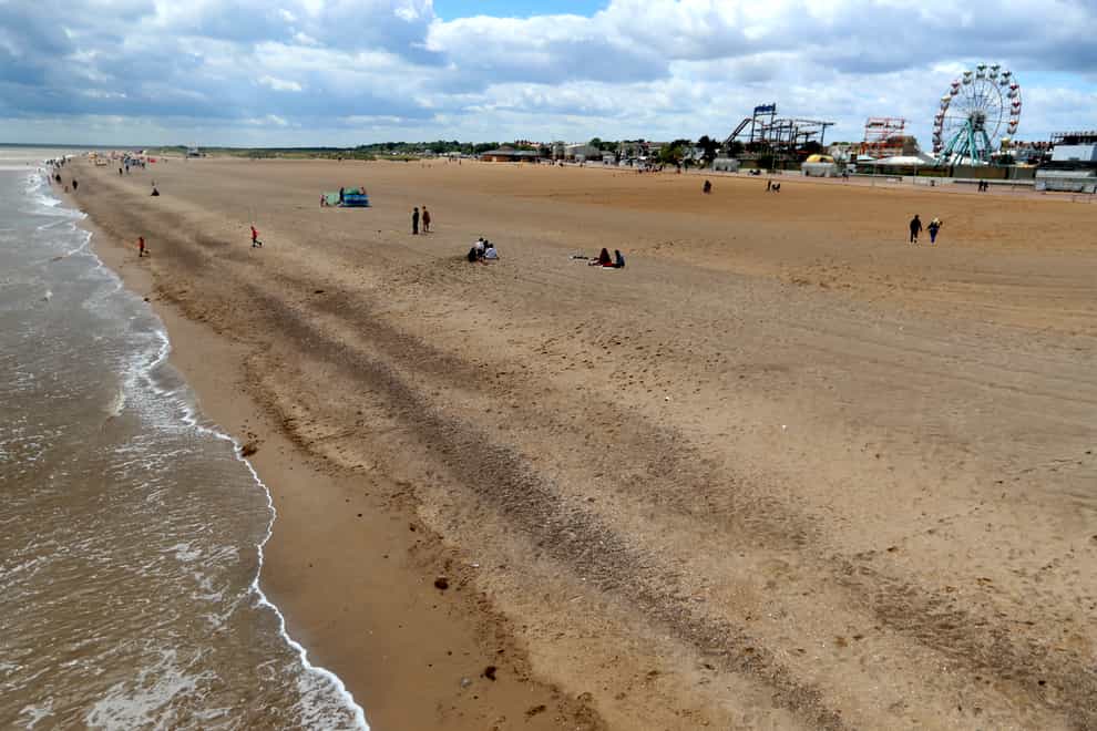 A boy has died after getting into the water at Skegness, police have said (Mike Egerton/PA)