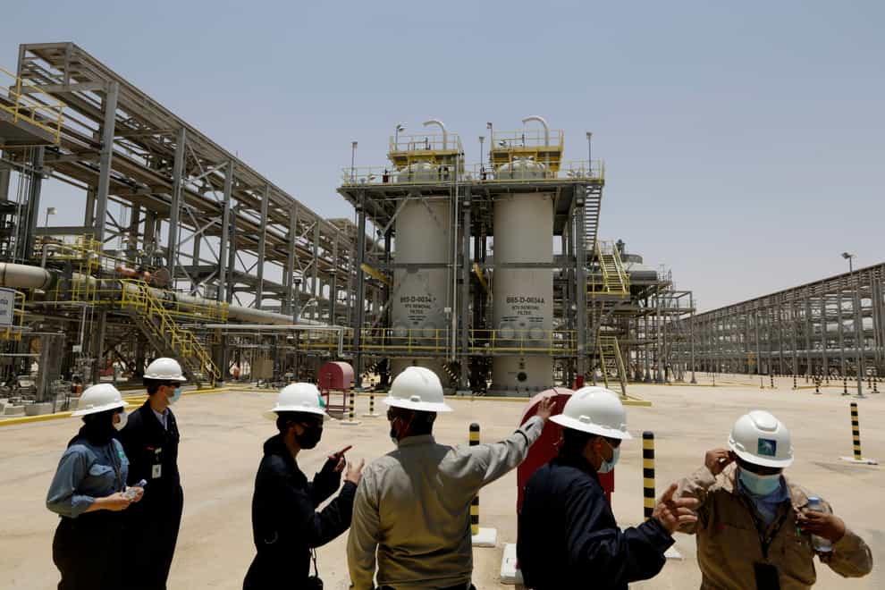 Aramco reported a surge in profits (Amr Nabil/AP)