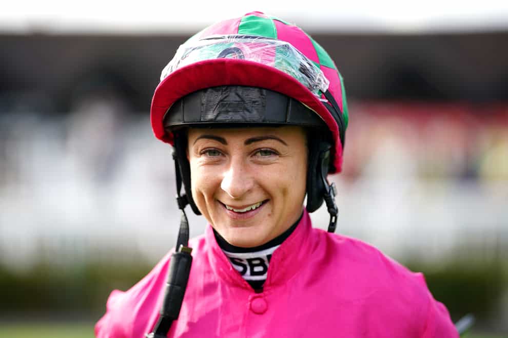 Jockey Nicola Currie rode her first Listed winner aboard Princess Shabnam at Pontefract on Sunday (John Walton/PA)