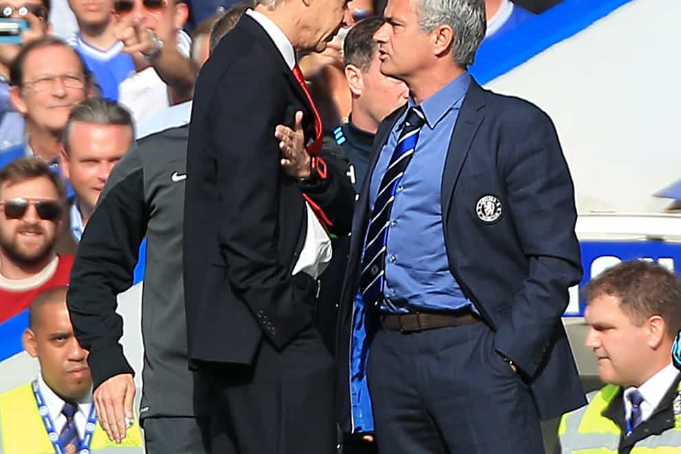 Jose Mourinho and Arsene Wenger went head to head (Nick Potts/PA)