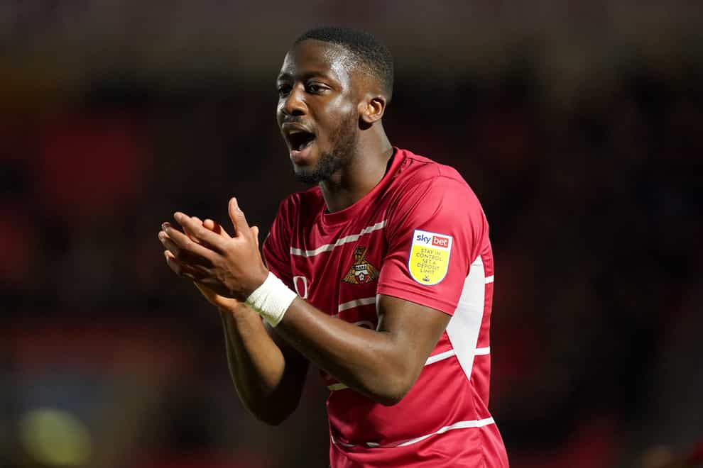 Joseph Olowu sat out Doncaster’s draw with AFC Wimbledon (Mike Egerton/PA)