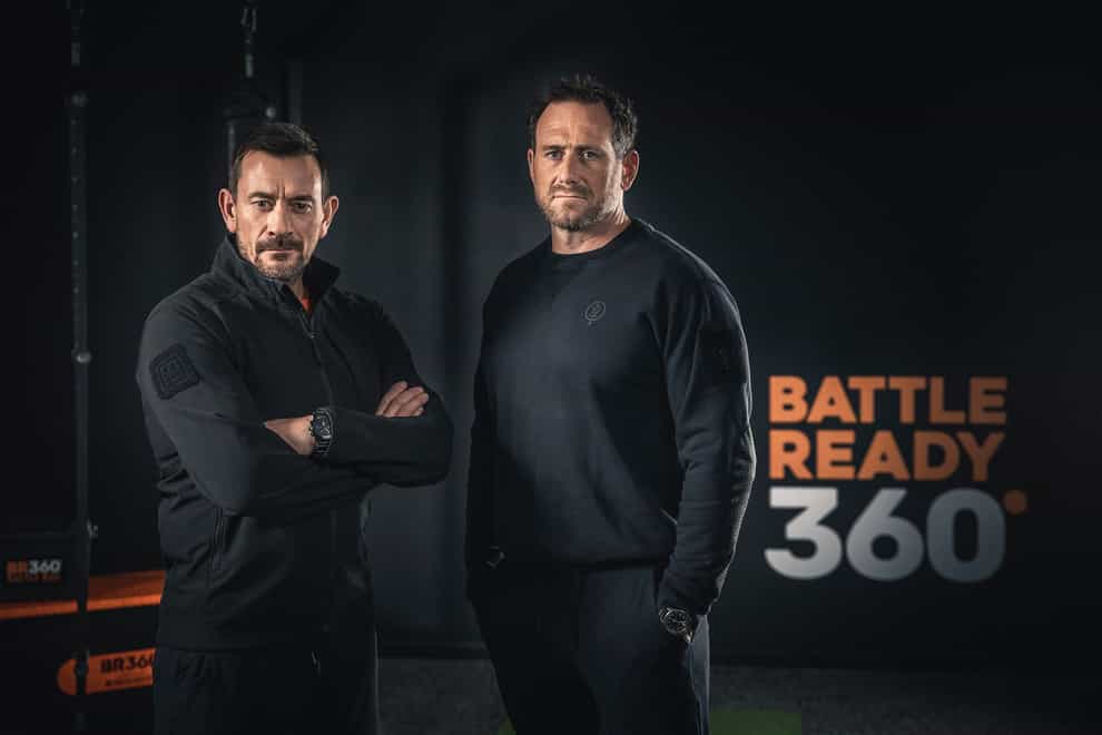 Ollie Ollerton and Jason Fox have launched a new home workout program (TRUCONNECT/Battle Ready 360/PA)