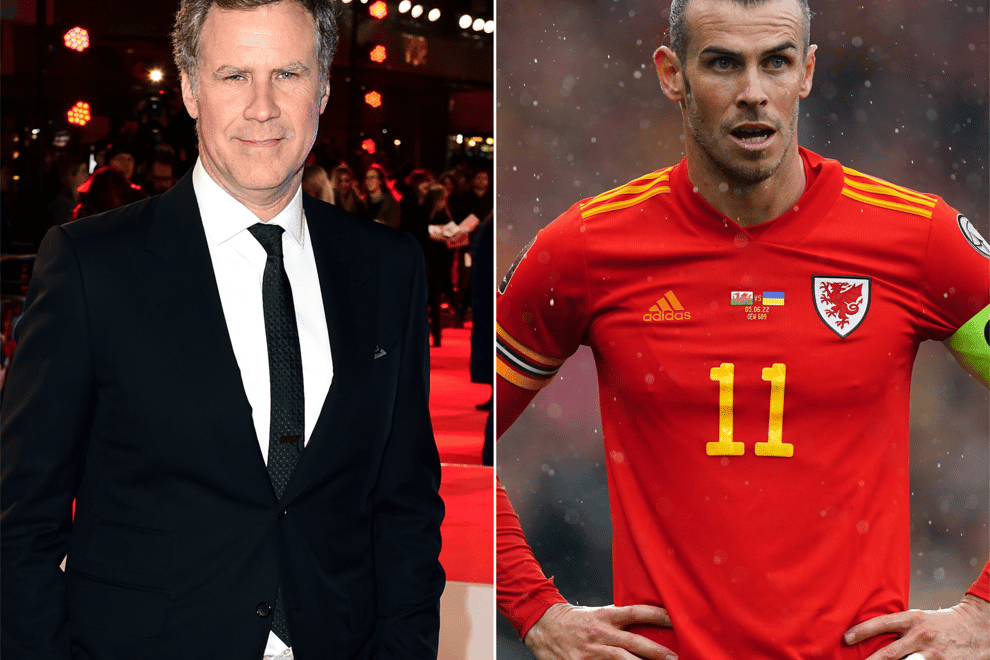 Will Ferrell and Gareth Bale (Ian West/Mike Egerton/PA)
