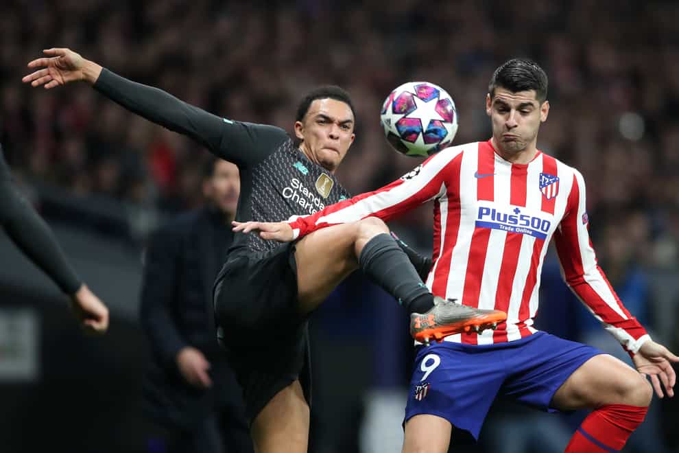 Alvaro Morata netted a brace on Monday night (Nick Potts/PA)