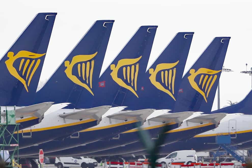 Ryanair said it will add more than 500 flights serving London Stansted during the October half-term school holiday after Heathrow extended its cap on passenger numbers (Niall Carson/PA)