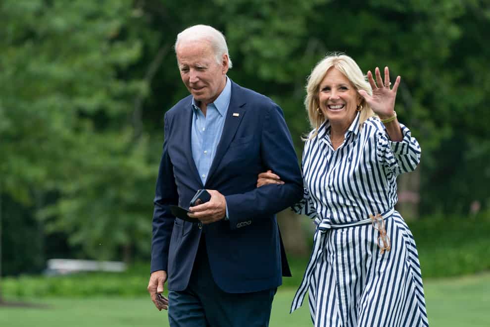 President Joe Biden and first lady Jill Biden (Manuel Balce Ceneta/AP)