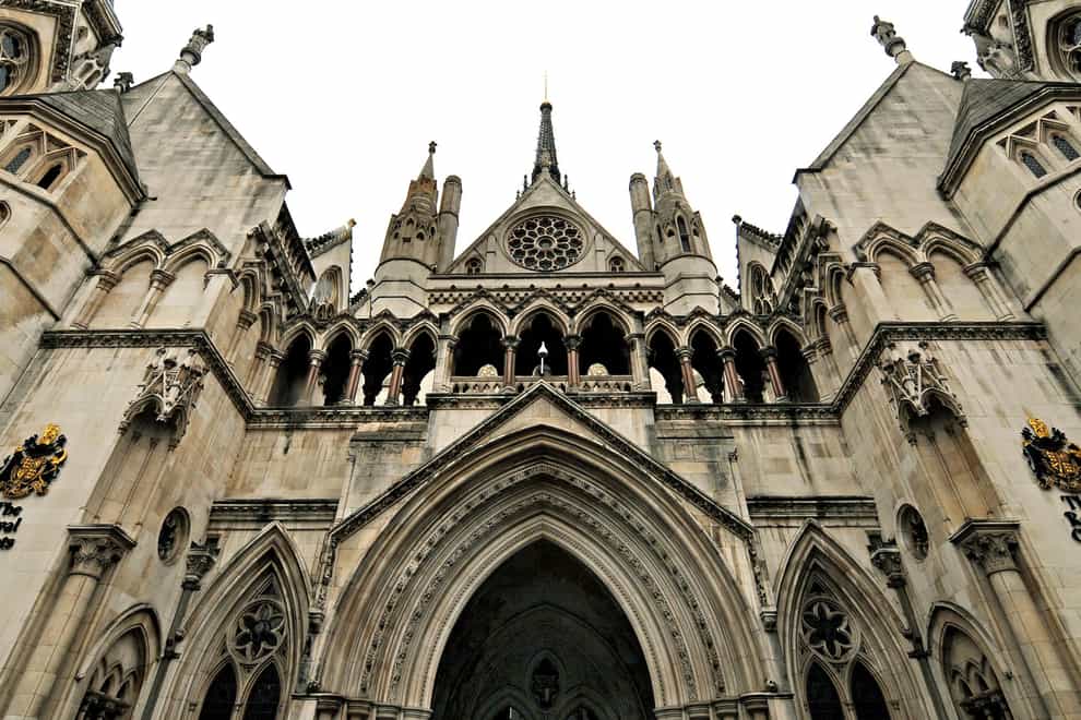 General view of the High Court on the Strand, London (PA)