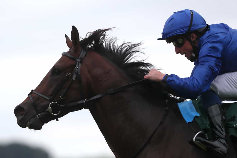 Native Trail and William Buick in full flight (Brian Lawless/PA)