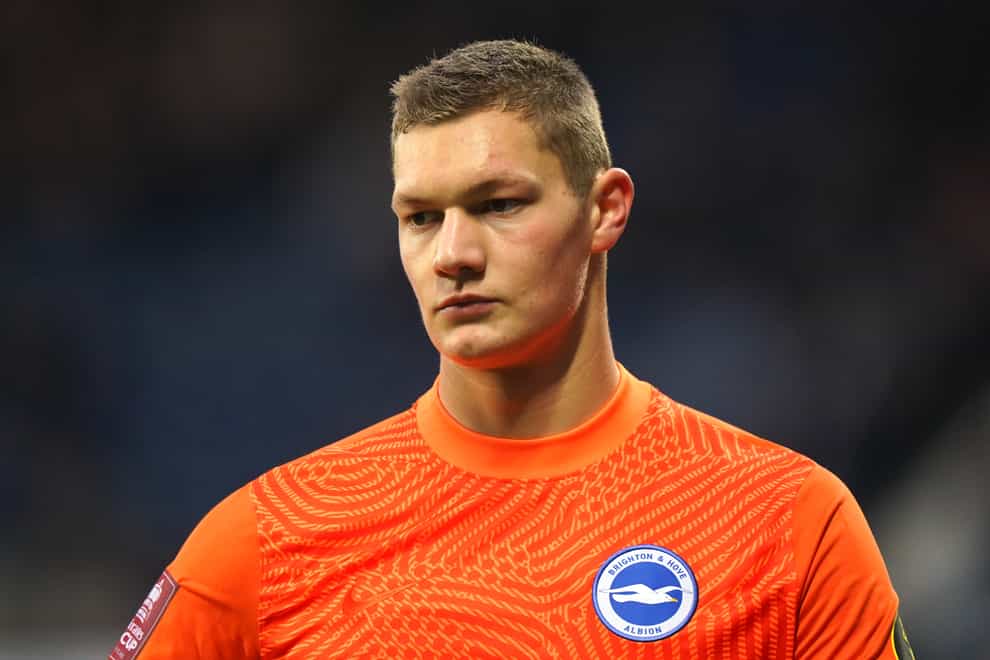 Kjell Scherpen made his Brighton debut in last season’s FA Cup third-round win at West Brom (Tim Goode/PA)