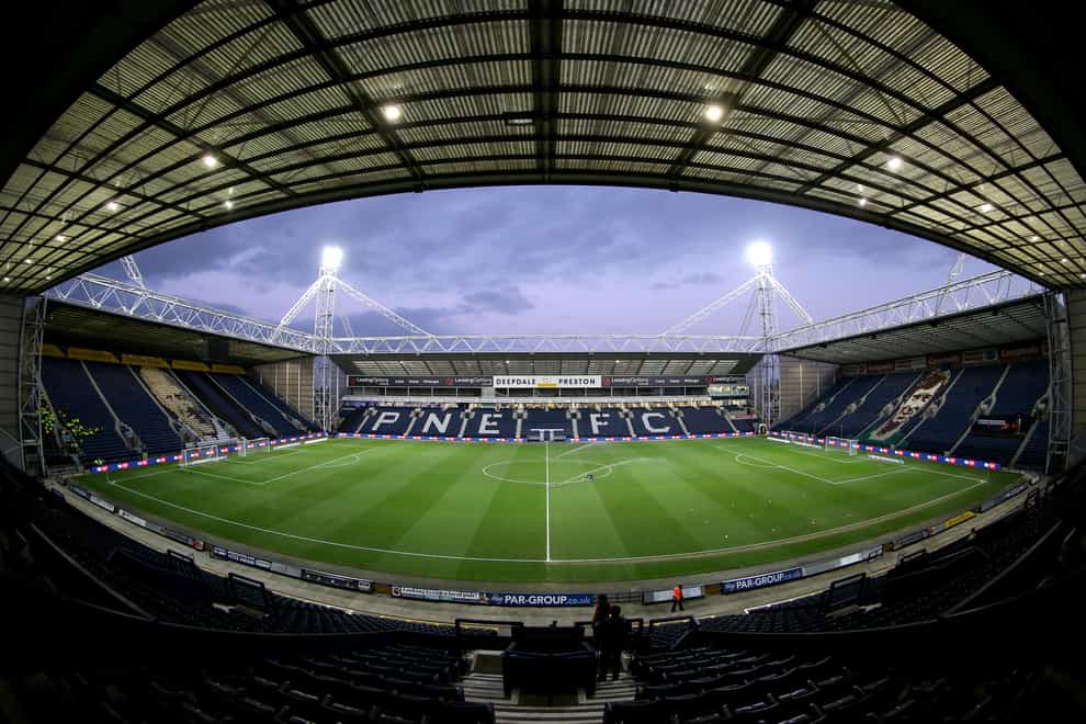 Preston were held at home by Rotherham (Nigel French/PA)