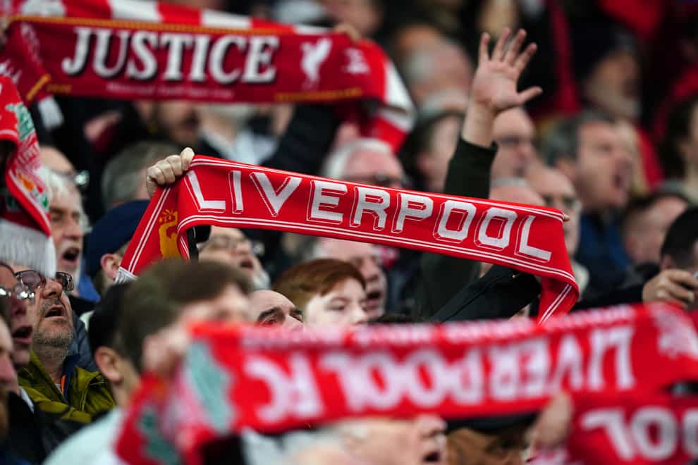 Liverpool’s new Supporters Board has held its first meeting (Mike Egerton/PA)