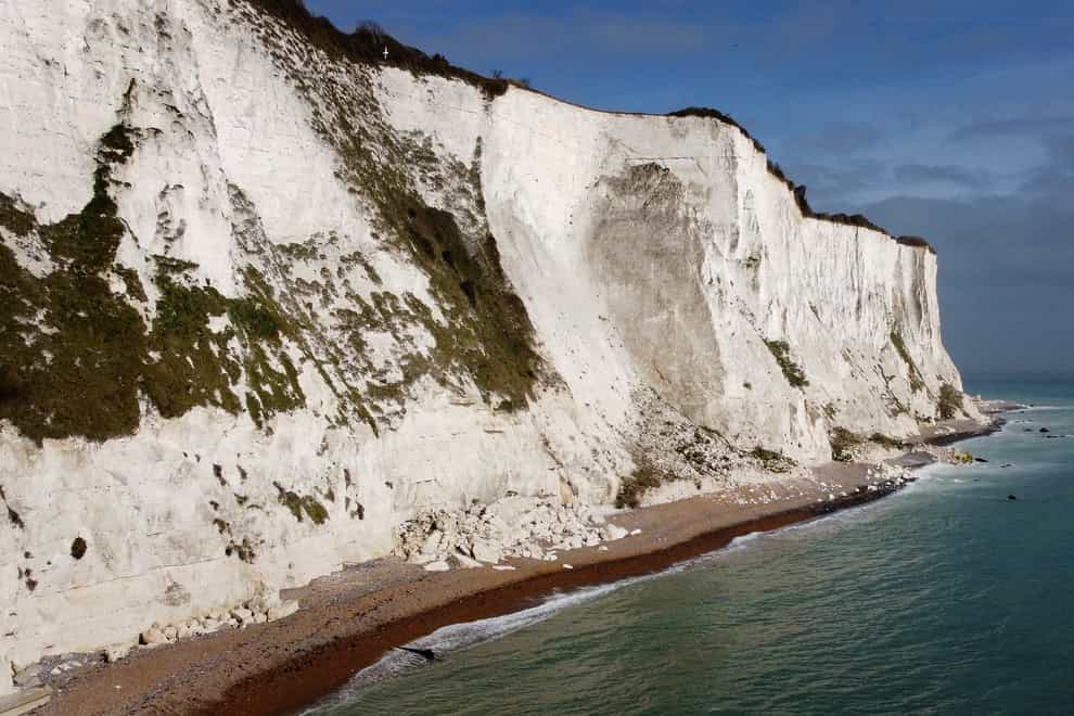 The death of 12-year-old Mati Urb in a fall from the White Cliffs of Dover has been ruled an accident by a coroner (PA)