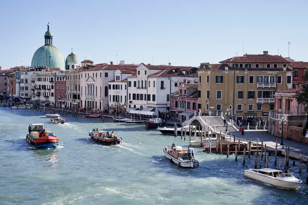 The Grand Canal in Venice (John Walton/PA)