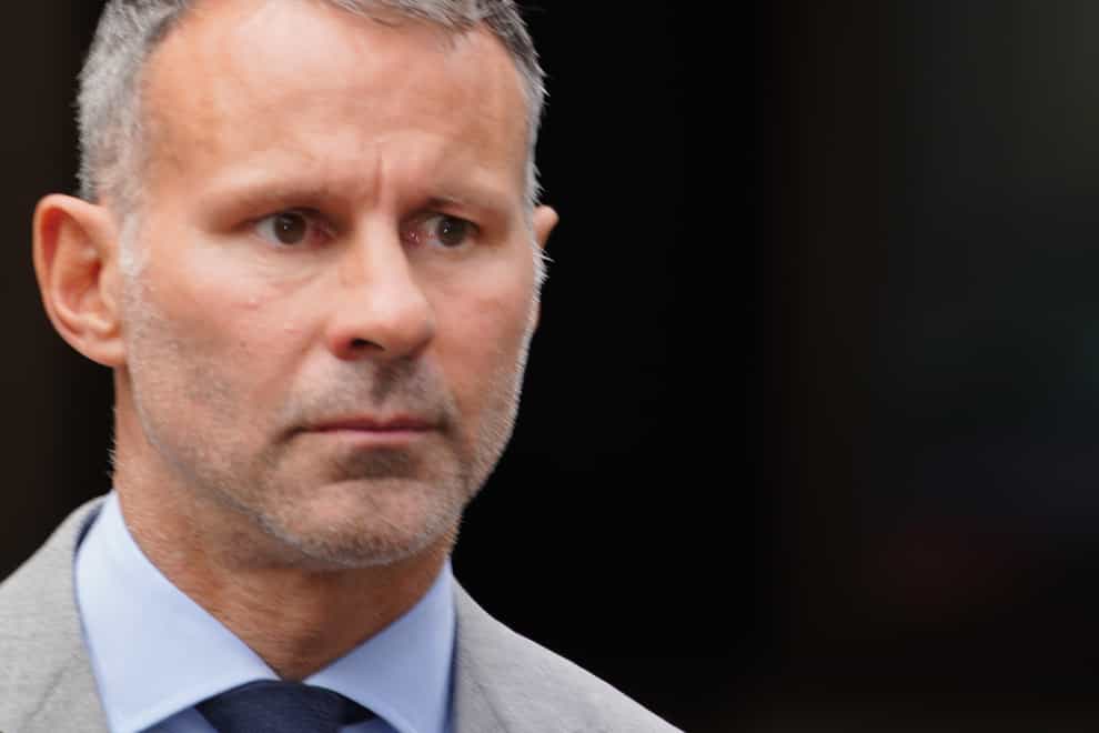 Ryan Giggs leaving Manchester Crown Court where he is accused of controlling and coercive behaviour against ex-girlfriend Kate Greville between August 2017 and November 2020 (Peter Byrne/PA)