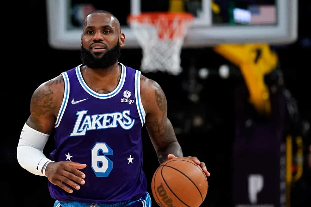 LeBron James has come to terms with the Los Angeles Lakers on a mammoth contract extension which will make him the highest-earning player in NBA history (Ashley Landis/AP)