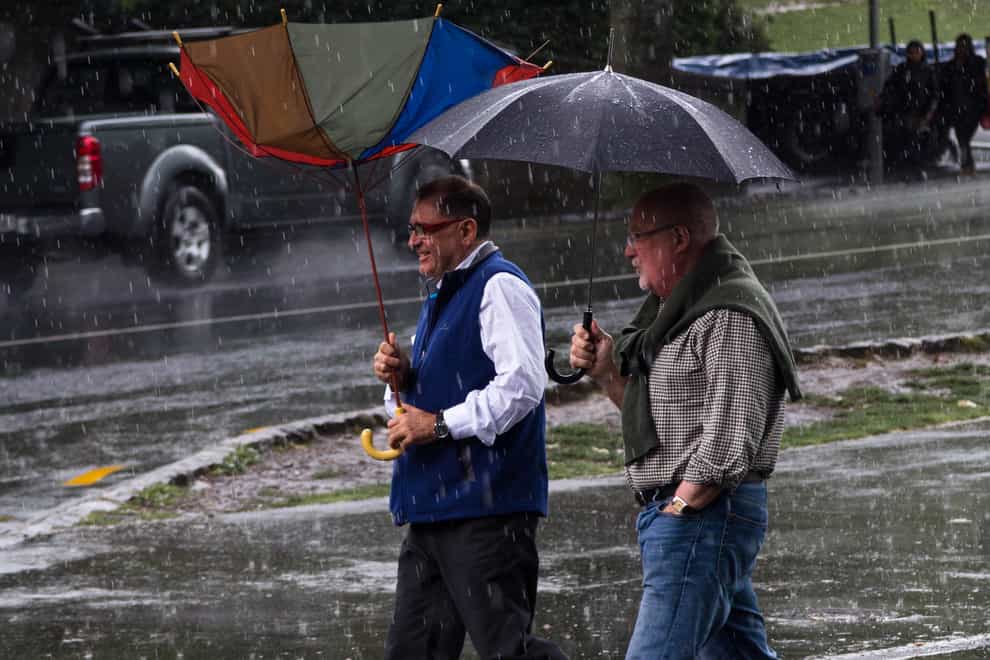 Heavy rain continued to pelt New Zealand on Thursday, causing further disruptions and road closures from a storm that has already forced hundreds of people to evacuate their homes (Alamy/PA)