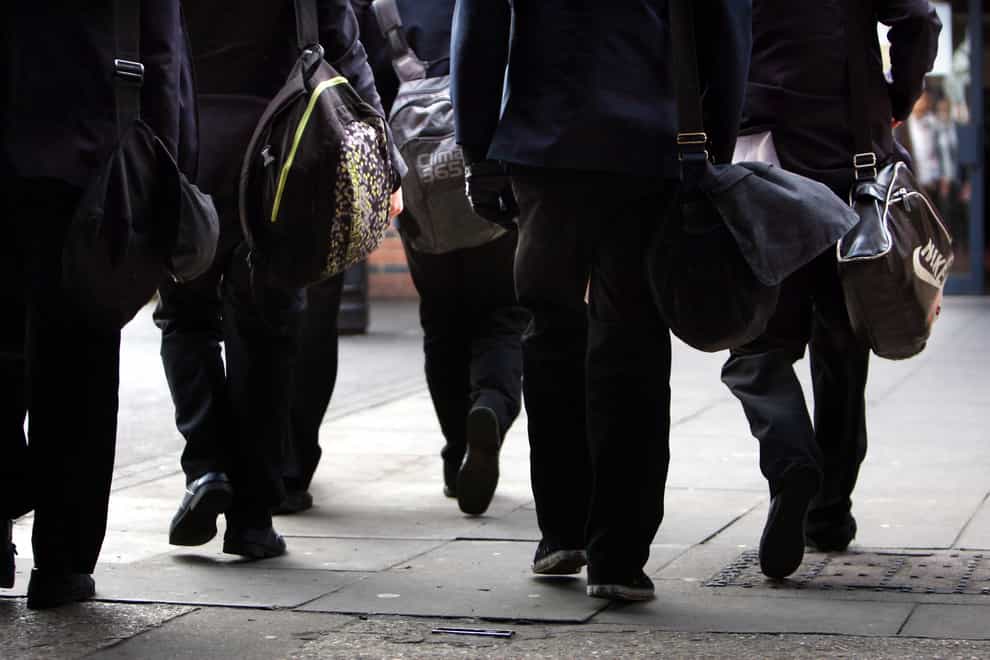 Social mobility charities have raised concerns over the continued disadvantage gap (David Jones/PA)