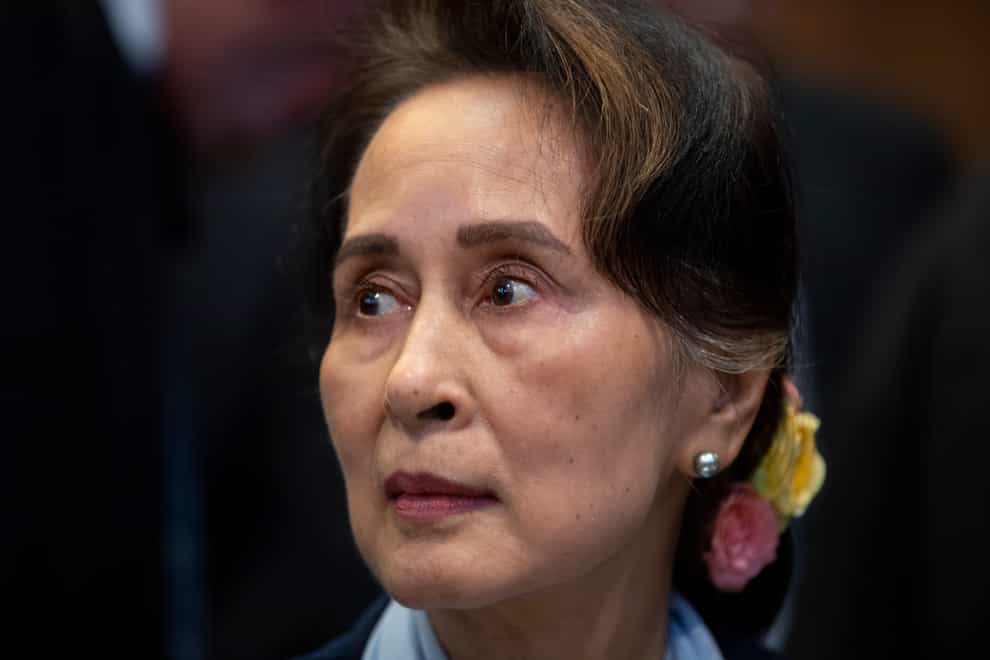 Aung San Suu Kyi denied all the accusations in the case against her (Peter Dejong/AP)