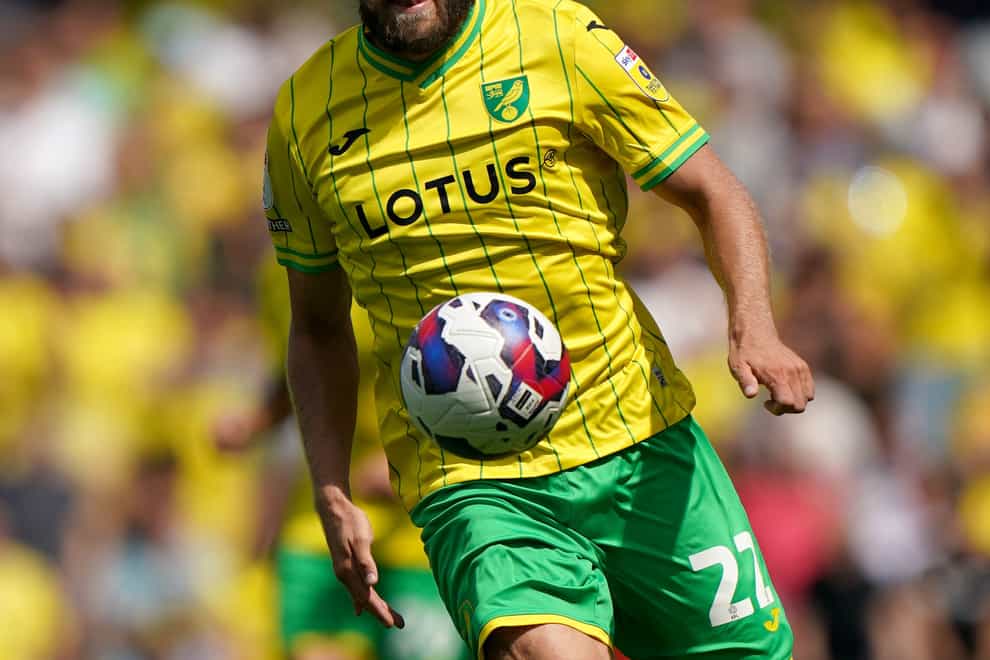 Norwich striker Teemu Pukki is struggling with a foot injury. (Joe Giddens/PA)