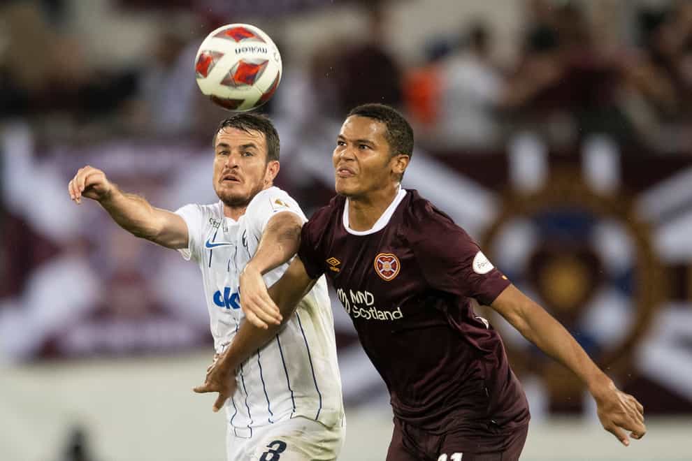 Hearts will have to overcome a one-goal deficit (Ennio Leanza/AP)